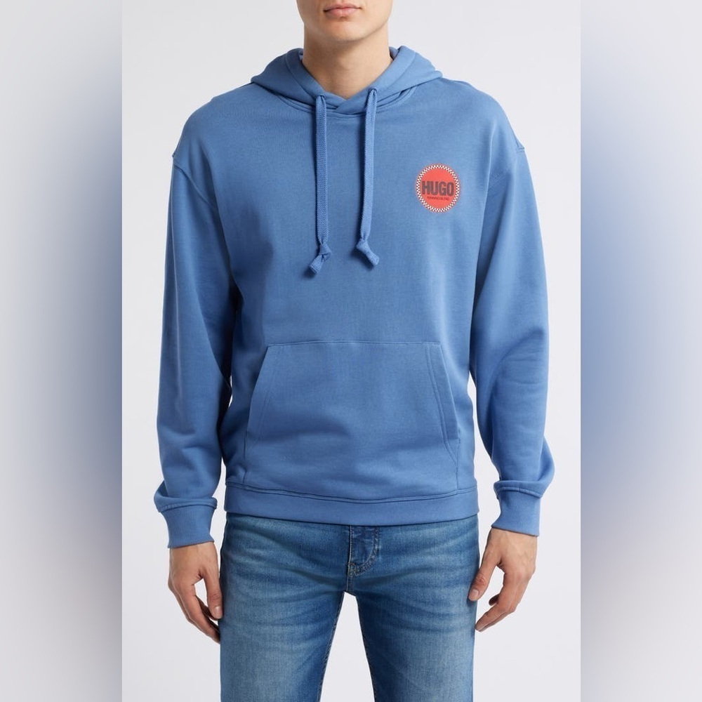 Hugo Decrincio Logo Graphic Hoodie
HUGO runs small